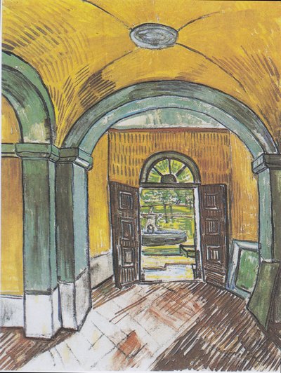 Entrance Hall of the Hospital Saint-Paul by Vincent van Gogh